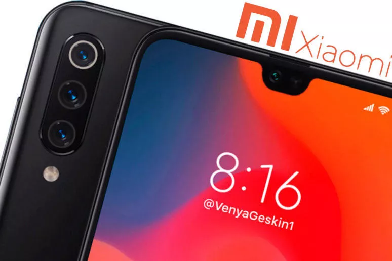 telefon xiaomi mi 9 design