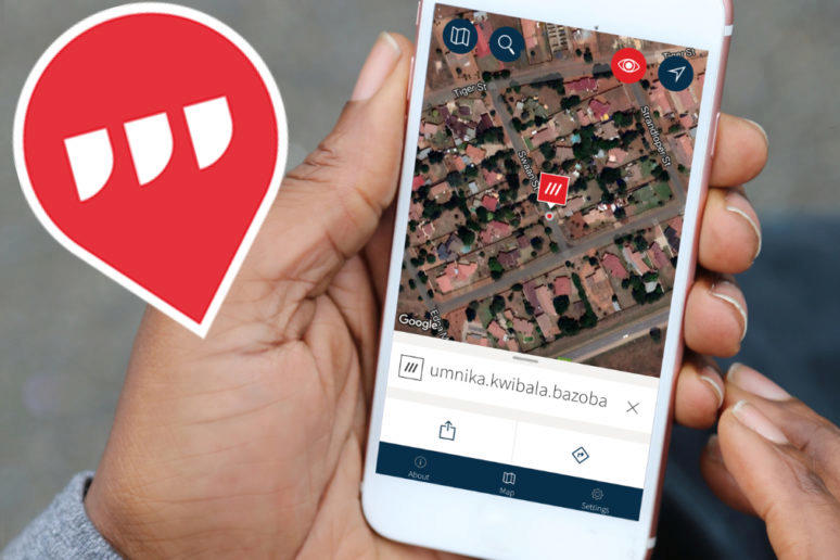 what3words navigace mapy android