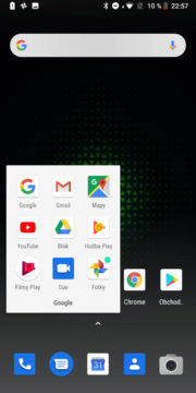 Xiaomi Black Shark Android system JoyUI google aplikace