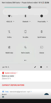 Xiaomi Black Shark Android system JoyUI rychle spusteni