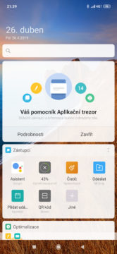 Xiaomi Mi 9 MIUI 10 menu