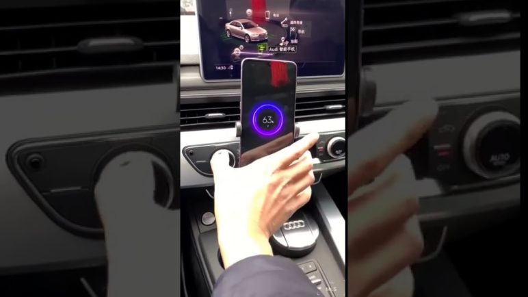 Xiaomi Mi 9 Wireless Car Charger Live Demo