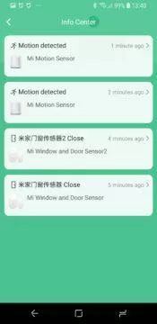 Xiaomi Mi Smart Sensor Set Mi Home info center