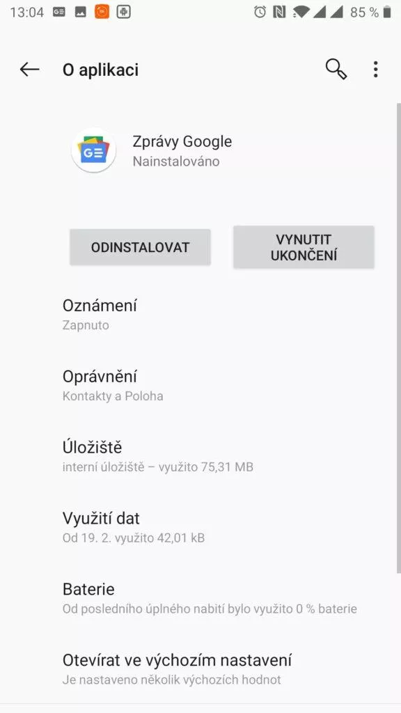 Aplikaci, zobrazující vyskakující reklamy, odinstalujte