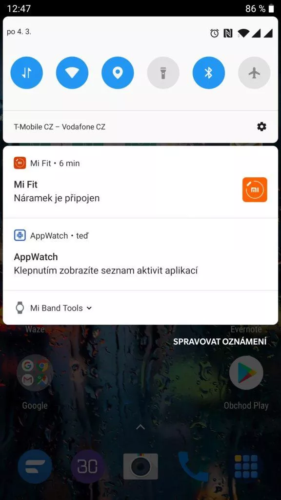 AppWatch čeká v notifikacích - stačí na ni klepnout
