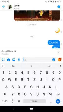 Facebook Messenger citace