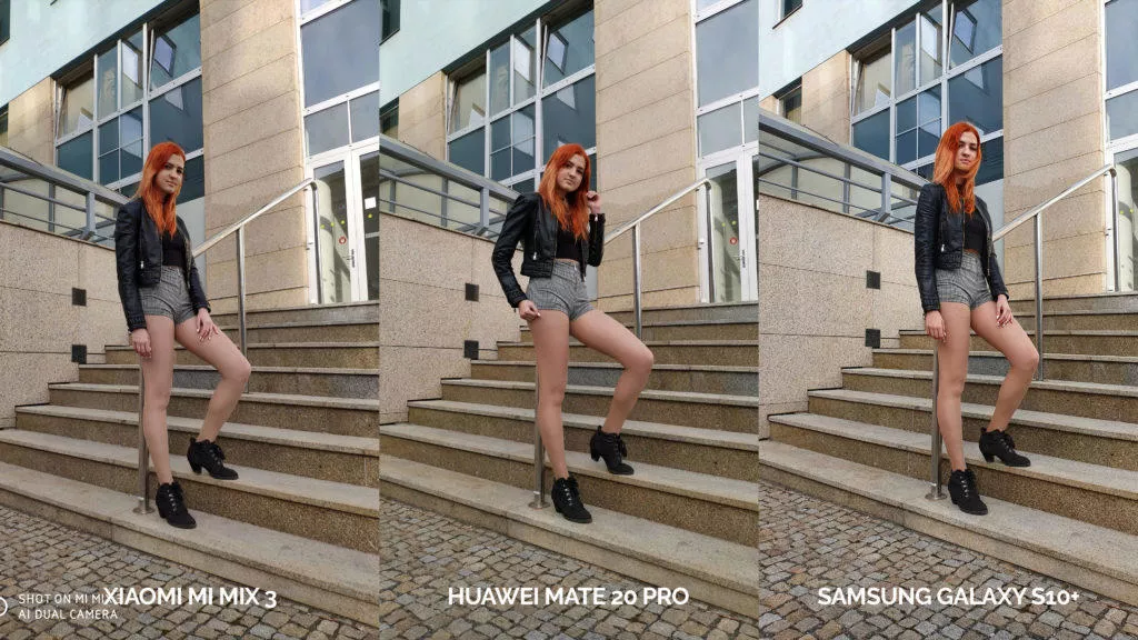 fototest galaxy s10 vs mi mix 3 vs mate 20 pro modelka