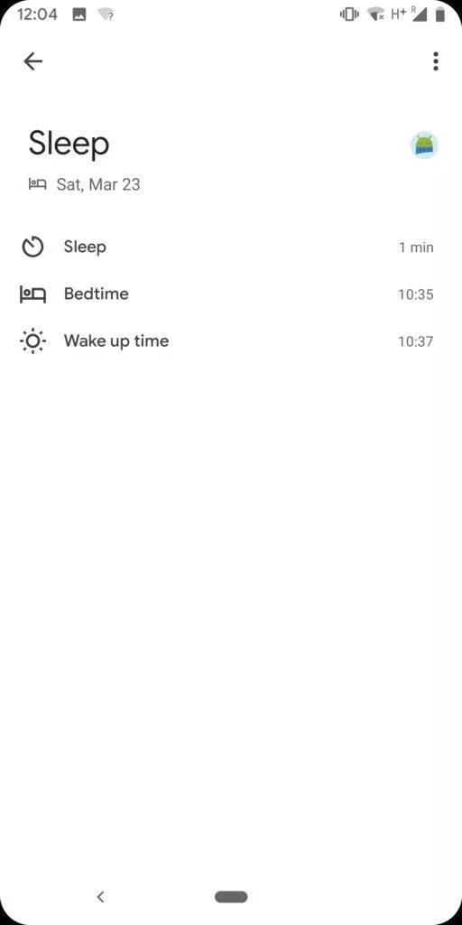 google fit nova funkce sledovani spanku