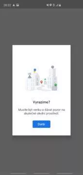 Google Mapy AR start