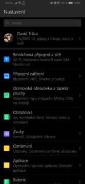 huawei P30 pro emui 9 nastaveni