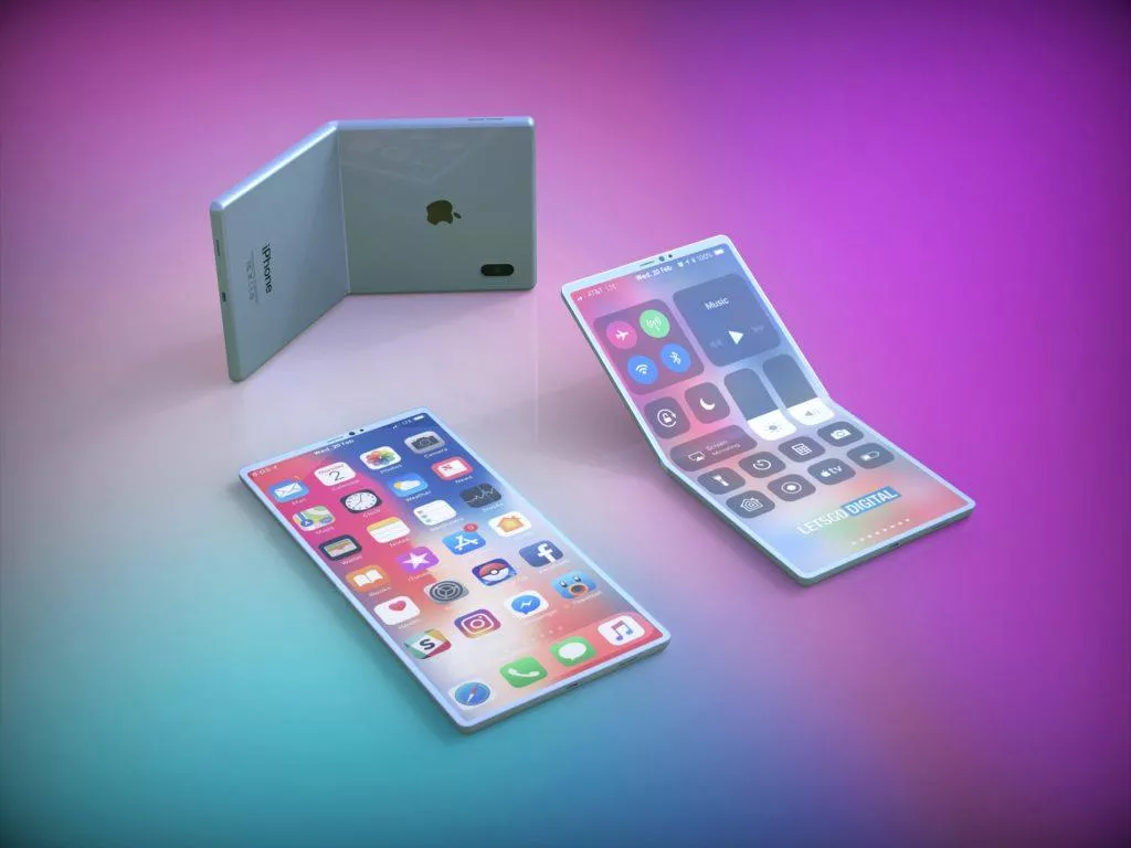 ohebny telefon apple render