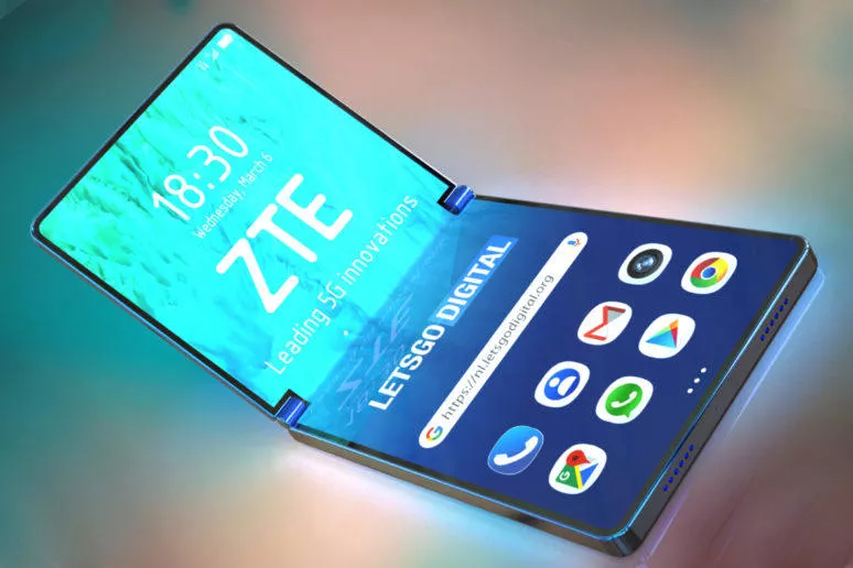 ohebny telefon zte ohebny telefon zte