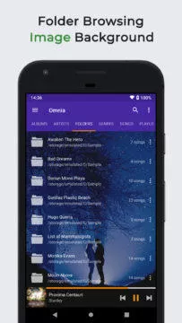 Omnia Music Player hudební přehrávač