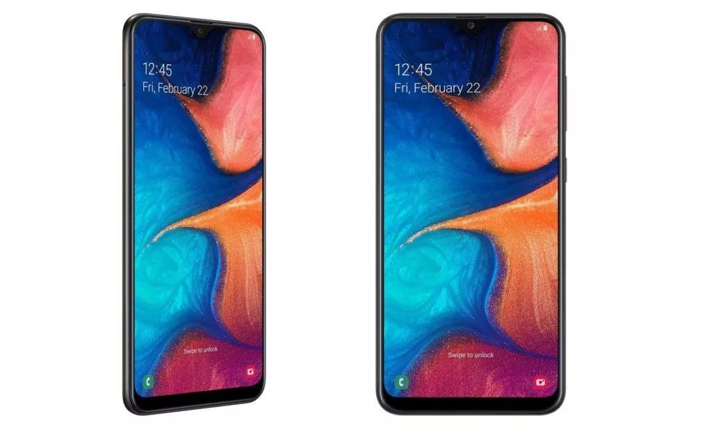 samsung galaxy a20 predni strana