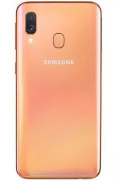 Samsung Galaxy A40 oranžová barva