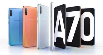 samsung galaxy a70 barvy