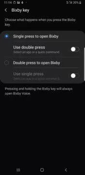 samsung galaxy premapovani bixby tlacitka