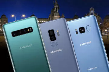 samsung galaxy S10 vs S9 vs S8 nocni fototest