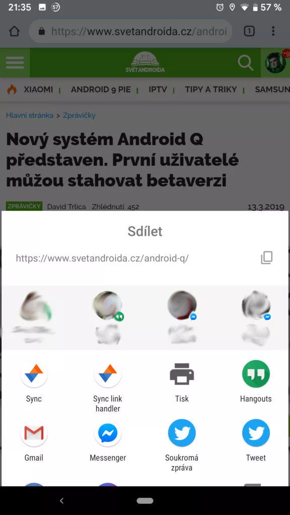 sdileni android q
