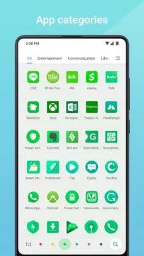 xiaomi mint launcher kategorie