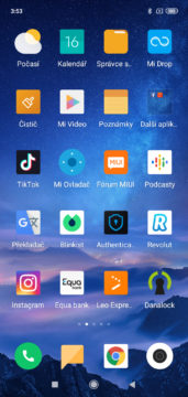 Xiaomi Redmi 7 MIUI menu