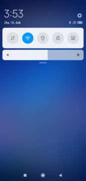 Xiaomi Redmi 7 MIUI notifikacni lista