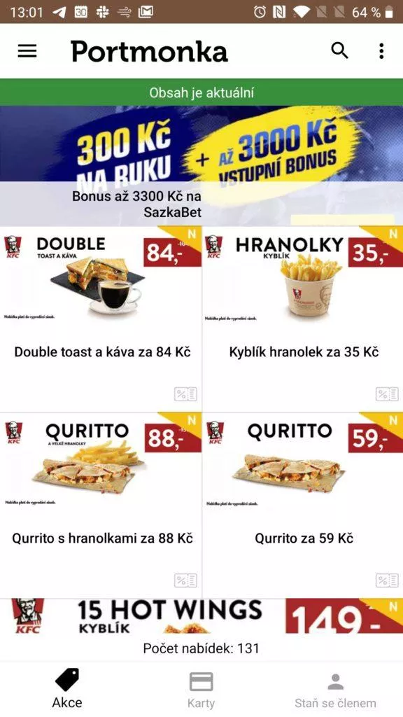 Akční nabídky