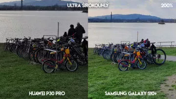 Fototest Huawei P30 Pro vs Samsung Galaxy S10 Plus jezero detail