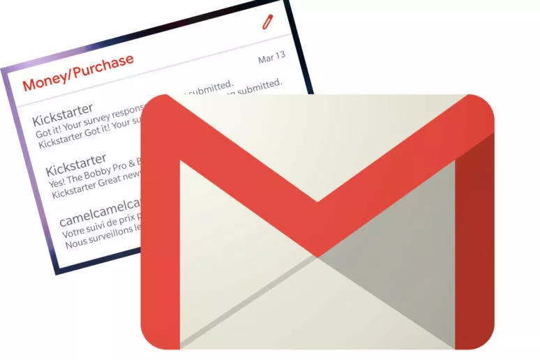 gmail novy widget google