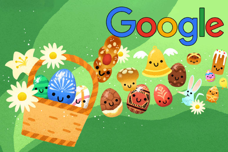 google doodles velikonoce 2019