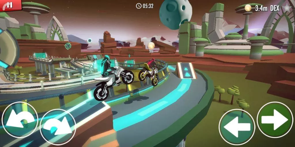 Gravity Rider motorky android hra 01