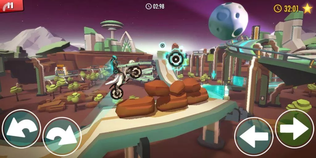 Gravity Rider motorky android hra 03