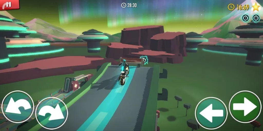 Gravity Rider motorky android hra 08