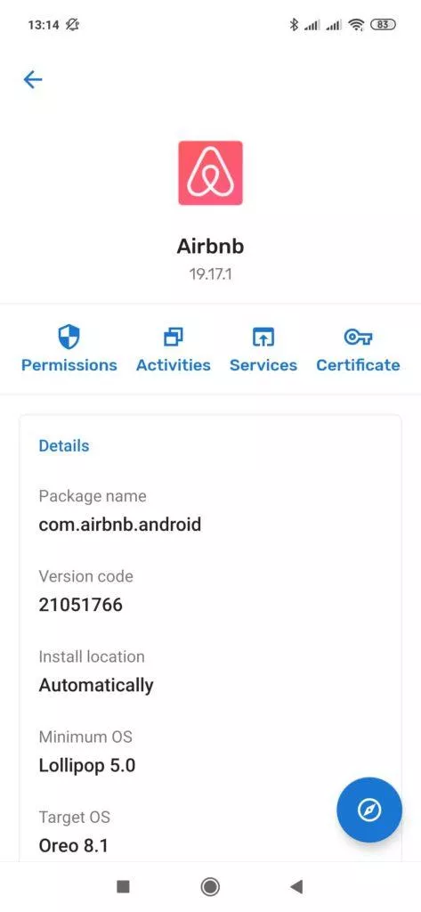 Informace o aplikaci