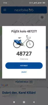 Jdeme si půjčit kolo Nextbike