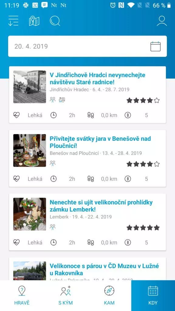 Jindřichův Hradec je z Ostravy daleko