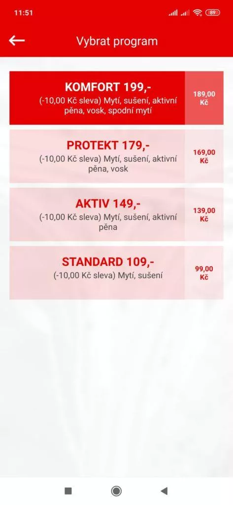 Nabídka programů