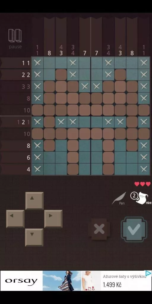 Picross Tale android hra 02