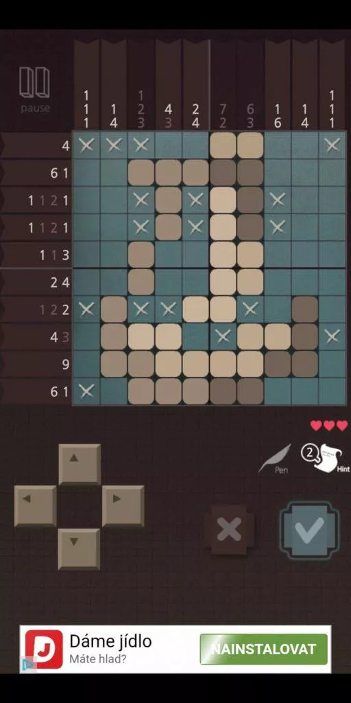 Picross Tale android hra 03