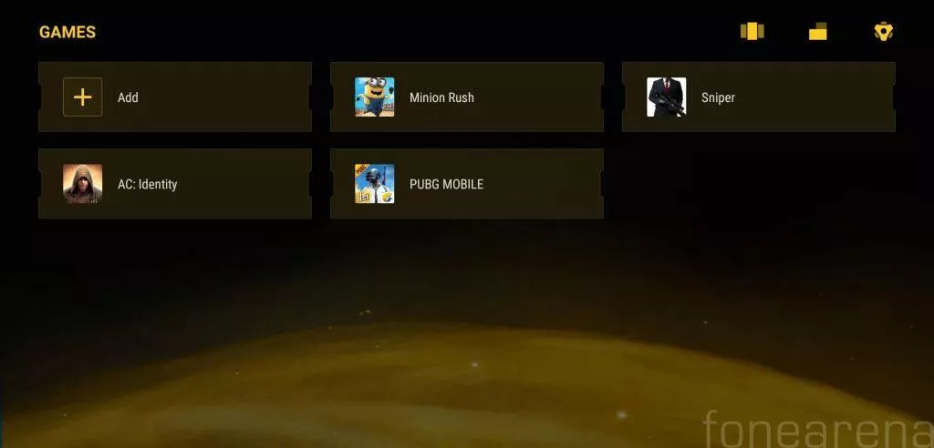 PocoPhone F1 herní režim hry