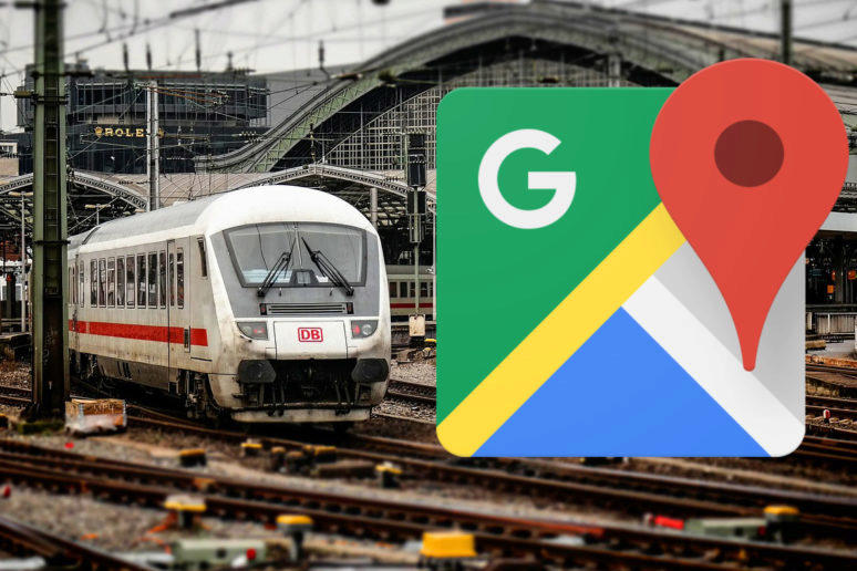preplnene vlaky google mapy