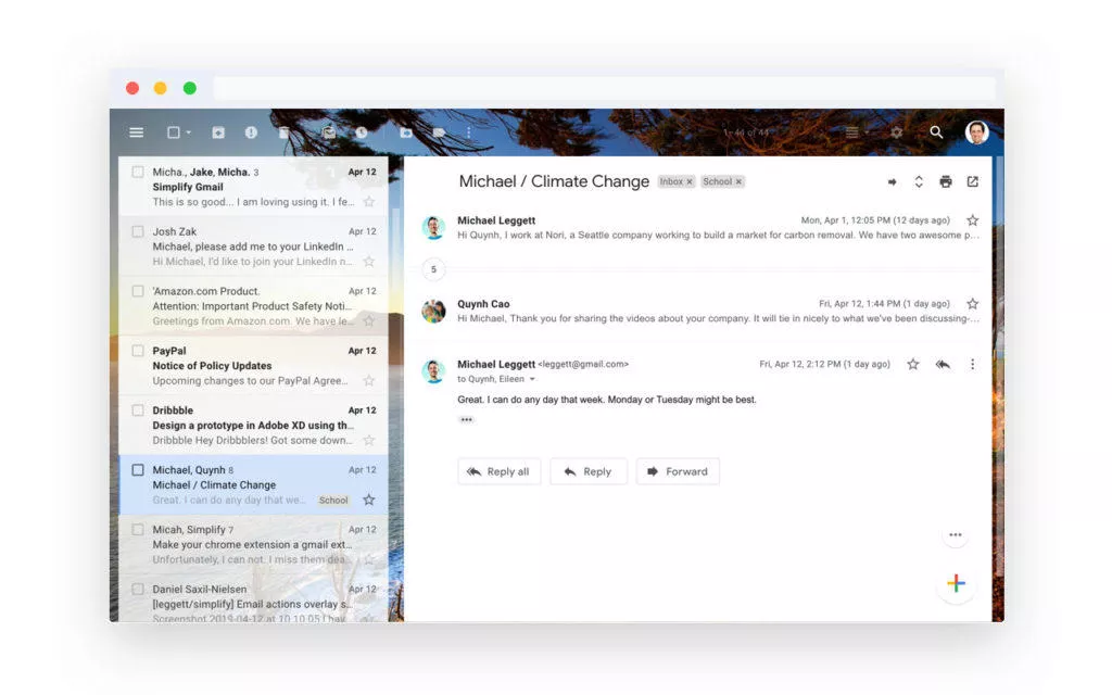Simplify Gmail