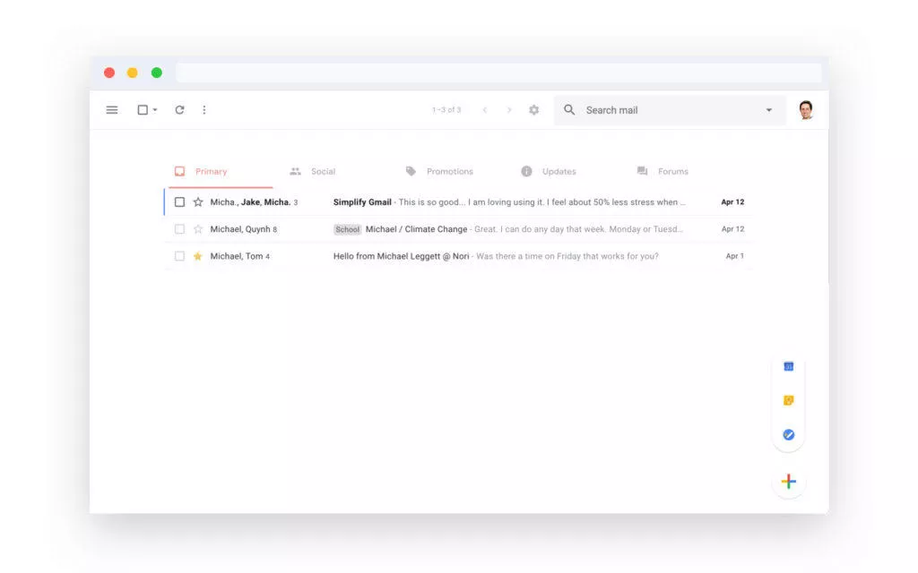 Simplify Gmail email