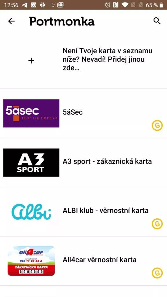 Volba vydavatele karty