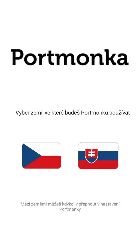 Výběr země