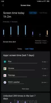 xiaomi screen time