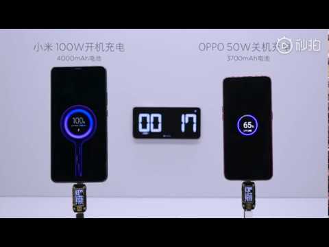 Xiaomi's 100W Super Charge Turbo fast charging technology demo