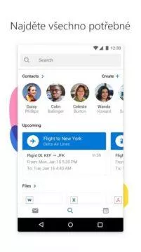 Android - emailový klient - Outlook