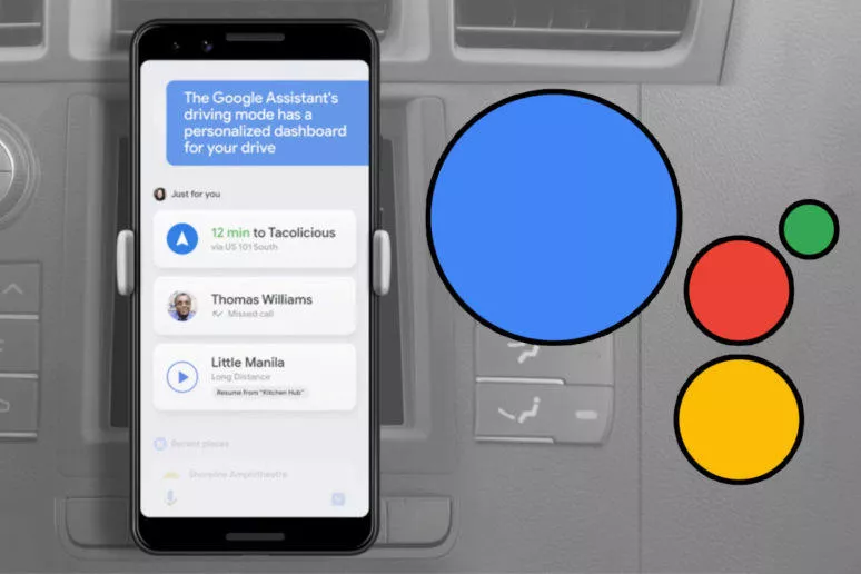 asistent google režim pro vozidla