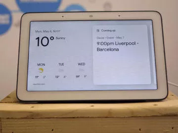 Chytry displej google home hub recenze hlavni obrazovka